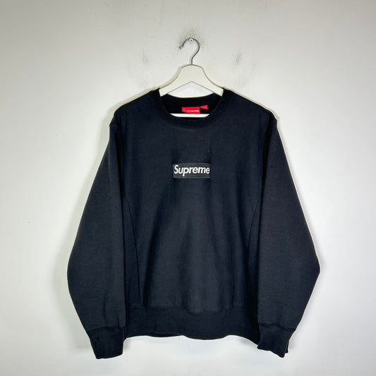 Supreme Black Box Logo Crewneck