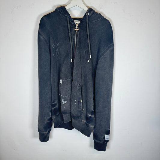 Gallery Dept x Lanvin Black Zip-Up Hoodie Size XL
