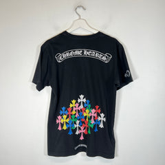 Chrome Hearts Black Multi Color Cemetery Logo T-Shirt Size M