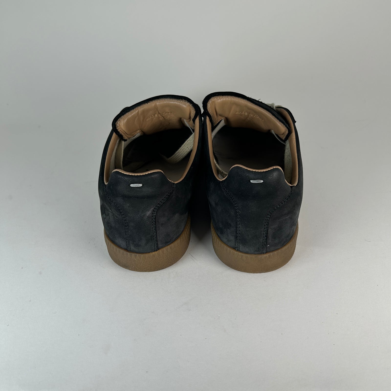 Maison Margiela Black Paint Splatter Gat Size 41