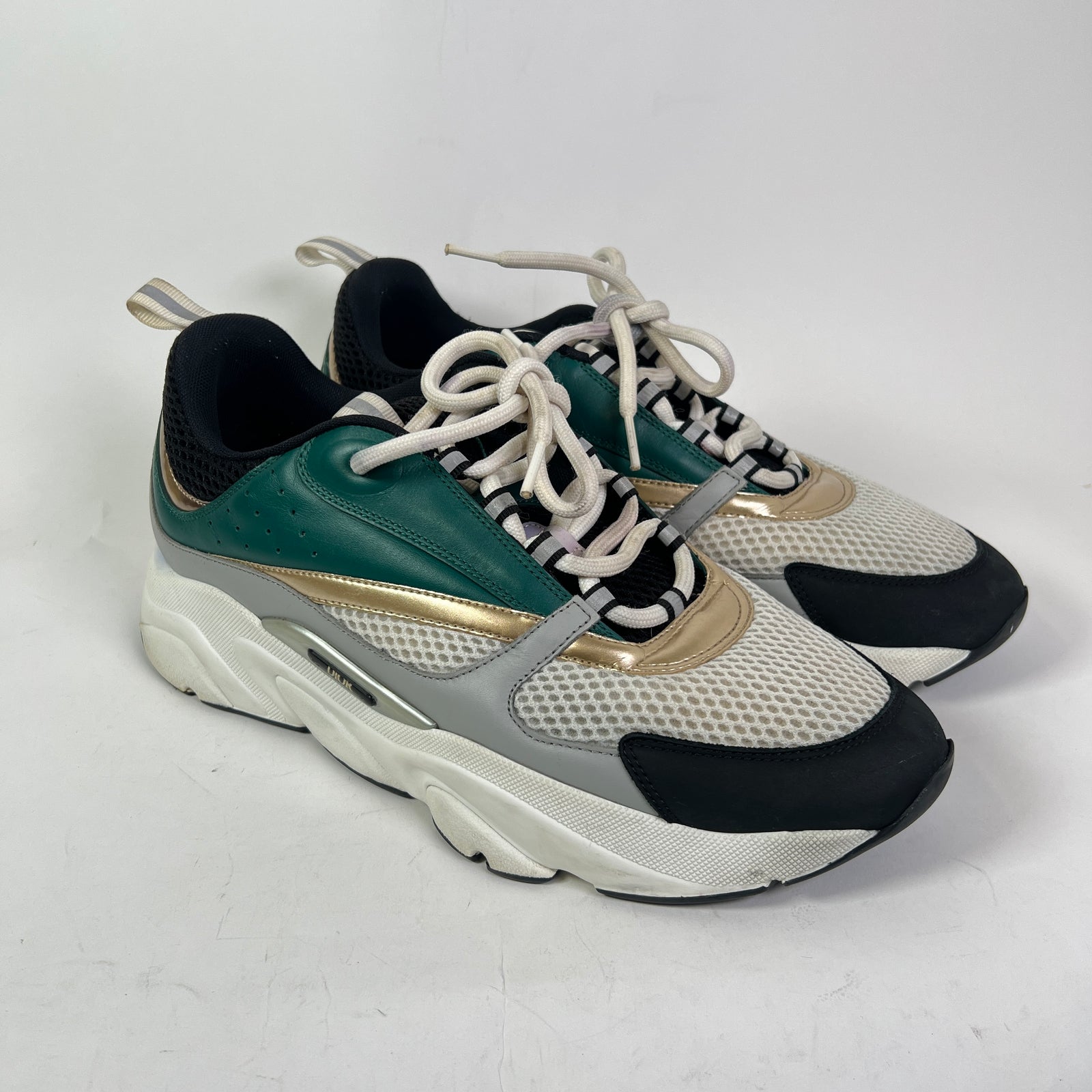 Dior B22 Green/Gold Sneaker