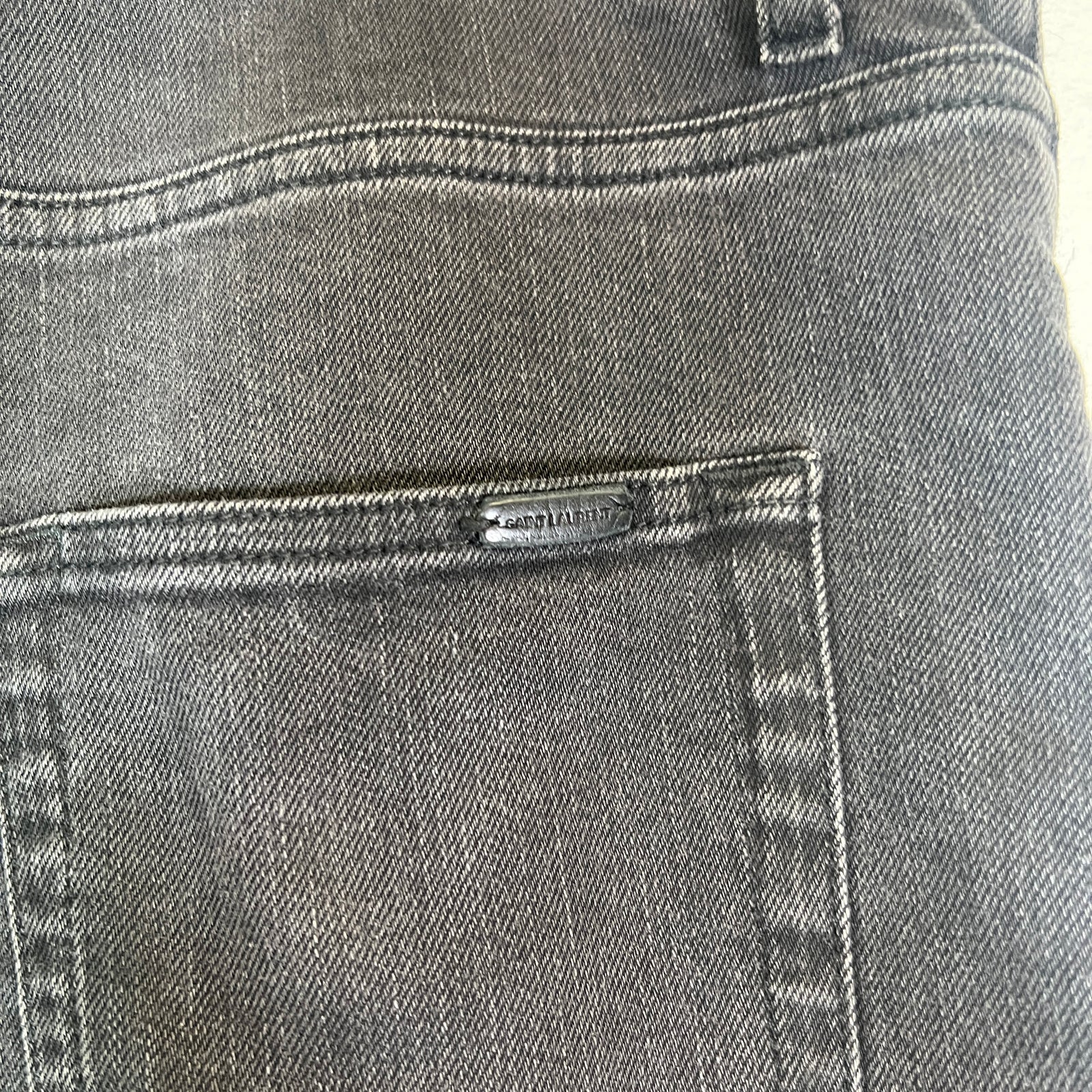 Saint Laurent Black D02 Jeans Size 31