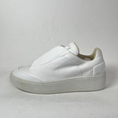 Maison Margiela Triple White Future Laceless Low-Top Sneaker Size 43
