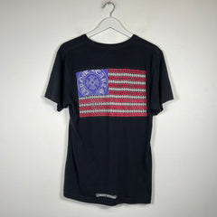 Chrome Hearts Black American Flag T-Shirt Size M