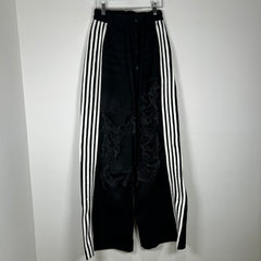 Yori Sport Black 5-Stripe Wide Leg Jeans Size 28