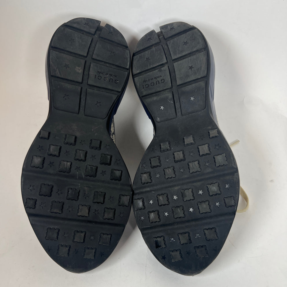 Gucci Navy GG Rhyton Sneaker Size GG 11