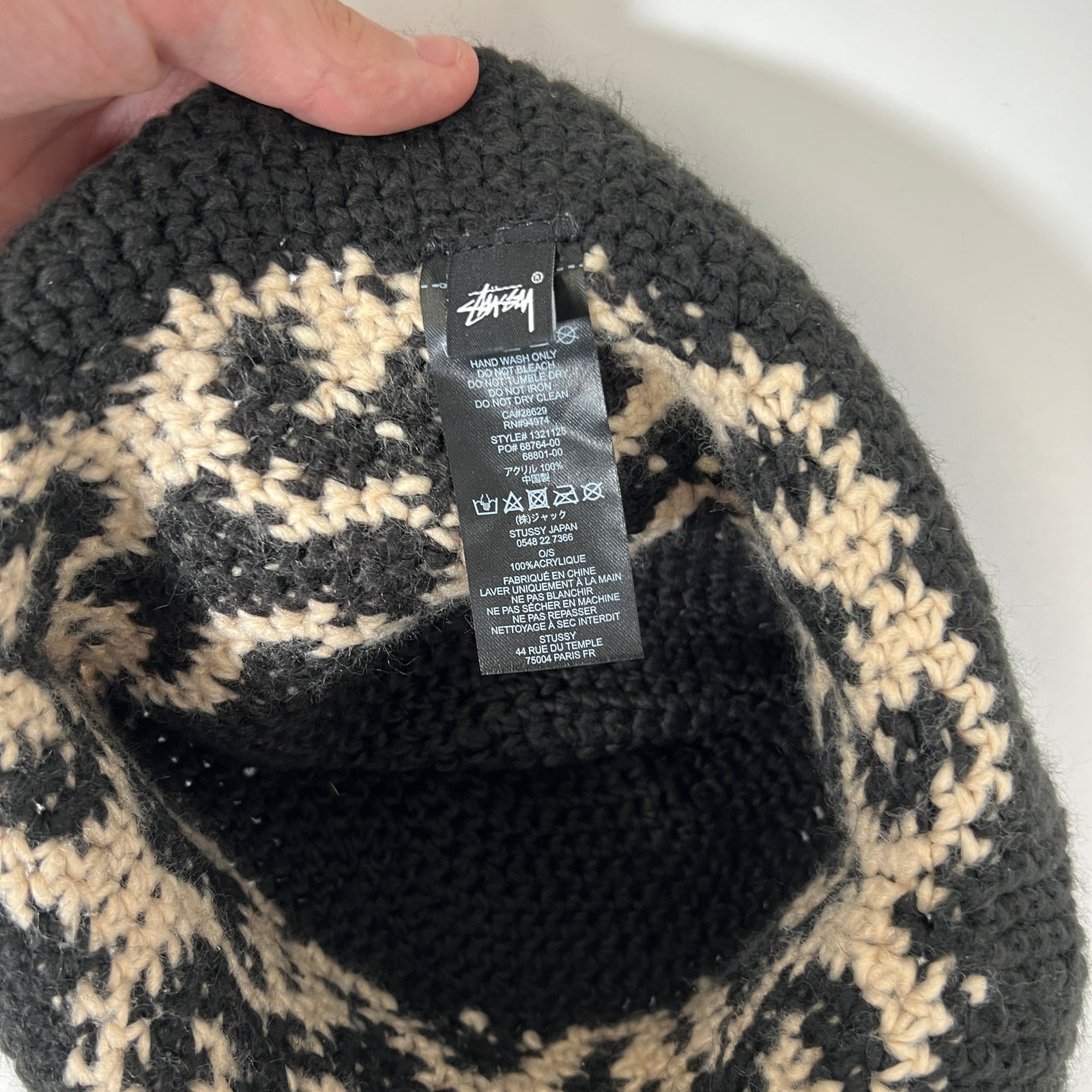 Stussy Brown Croquet Beanie