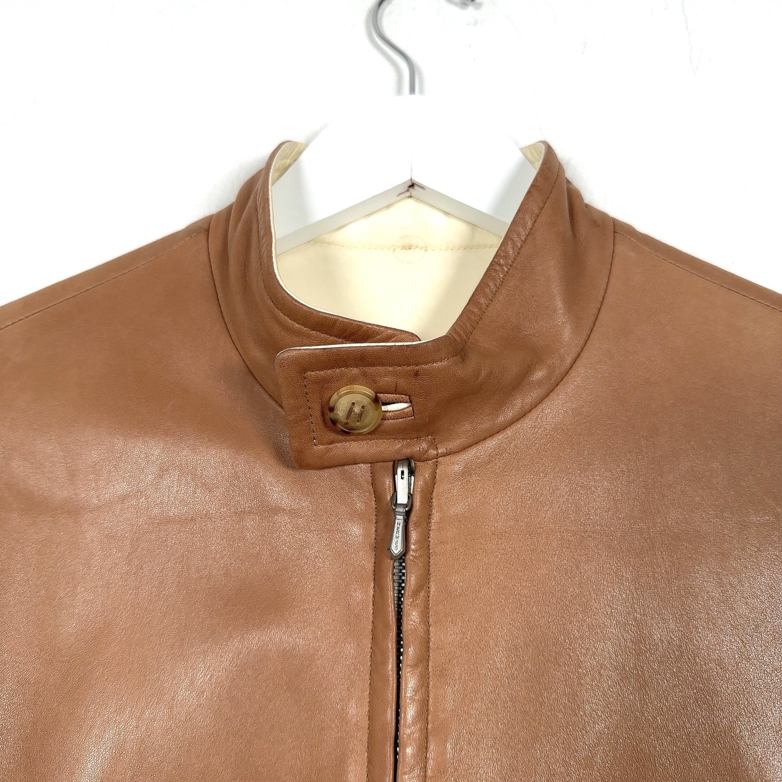 Hermes Reversible Lambskin Leather Jacket