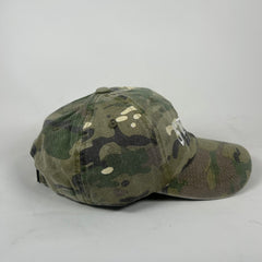 Street Commerce Green Camo Logo Distressed Cap