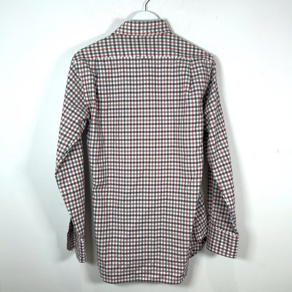 Thom Browne Plaid Button-Up Shirt
