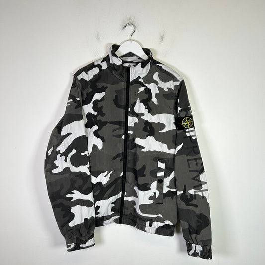 Supreme x Stone Island SS16 Snow Camo Nylon Jacket