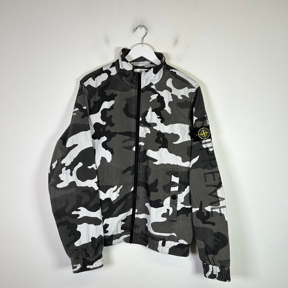 Supreme x Stone Island SS16 Snow Camo Nylon Jacket
