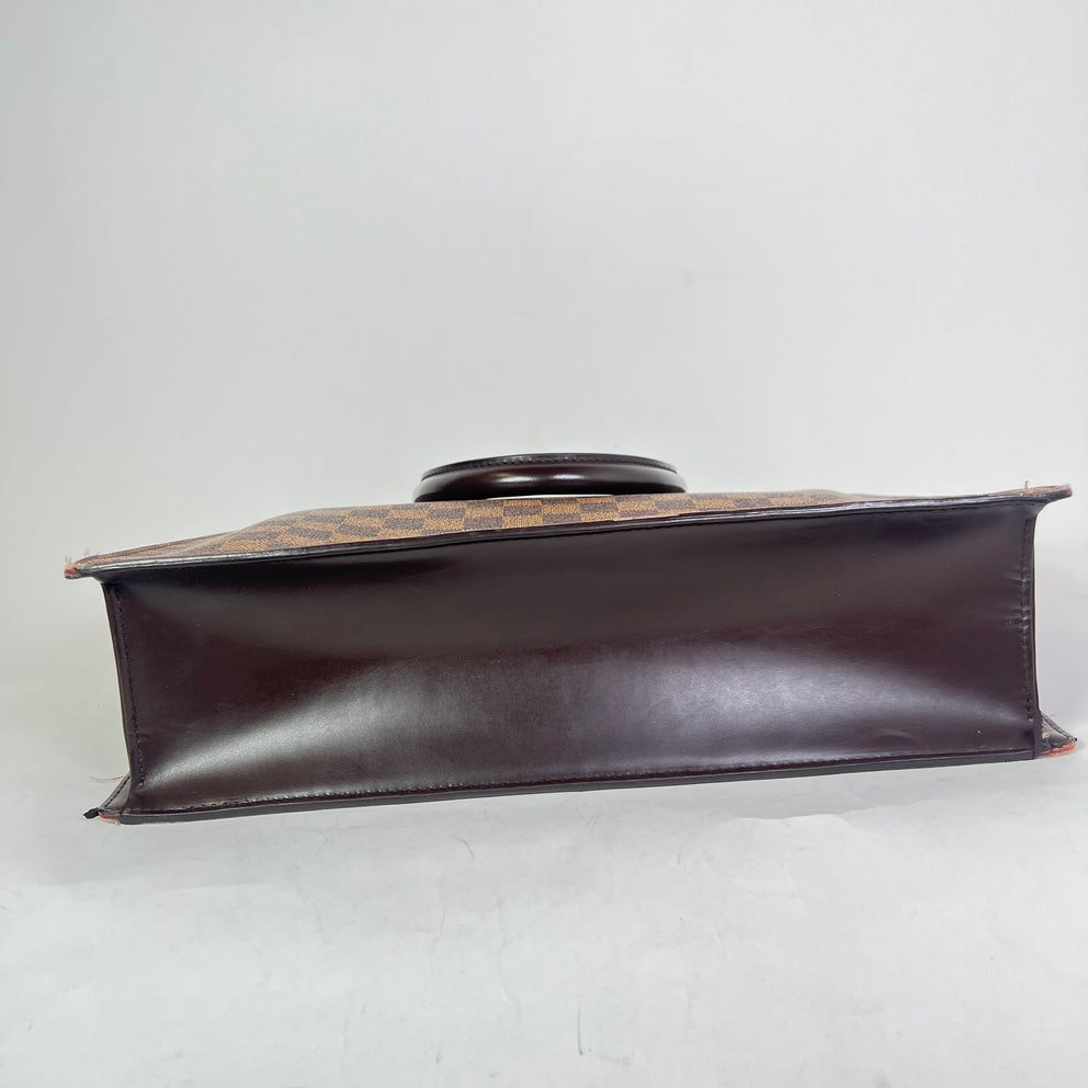 Louis Vuitton Ebene Damier Venice Sac De Plat Canvas Bag