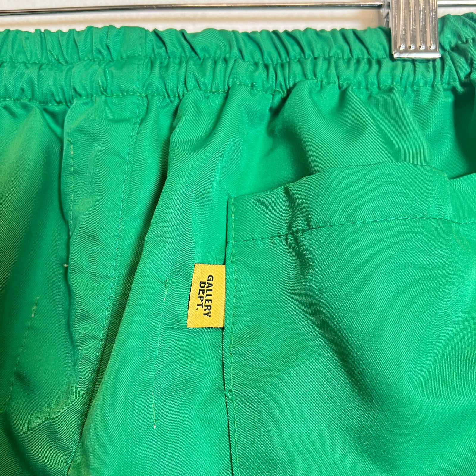 Gallery Dept Green Zuma Nylon Shorts Size XS