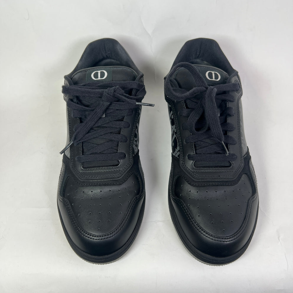 Dior B27 Triple Black Oblique Uptown Sneaker Size 44