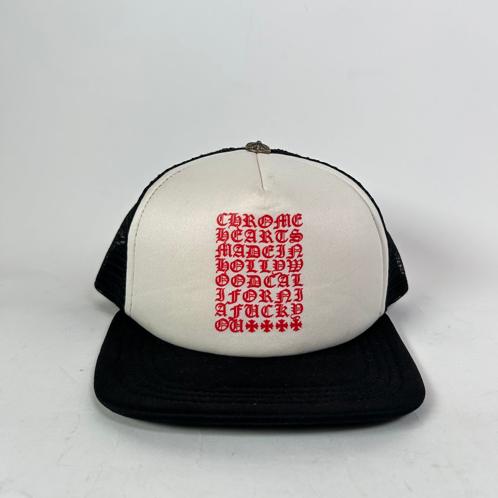 Chrome Hearts Eyechart Trucker Hat