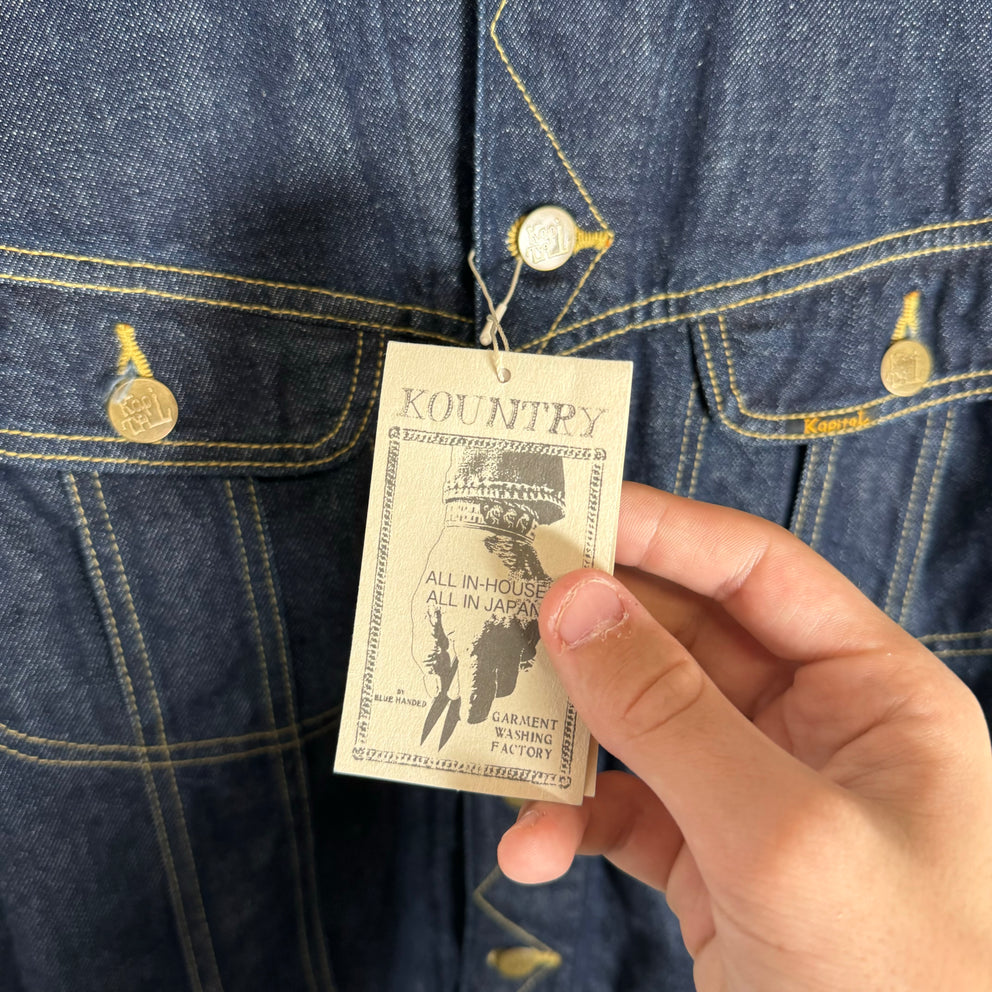Kapital 11.5oz Denim Mexican Tuxedo Jacket Size 44