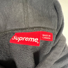 Supreme Black/Pink S Logo Hoodie Size M