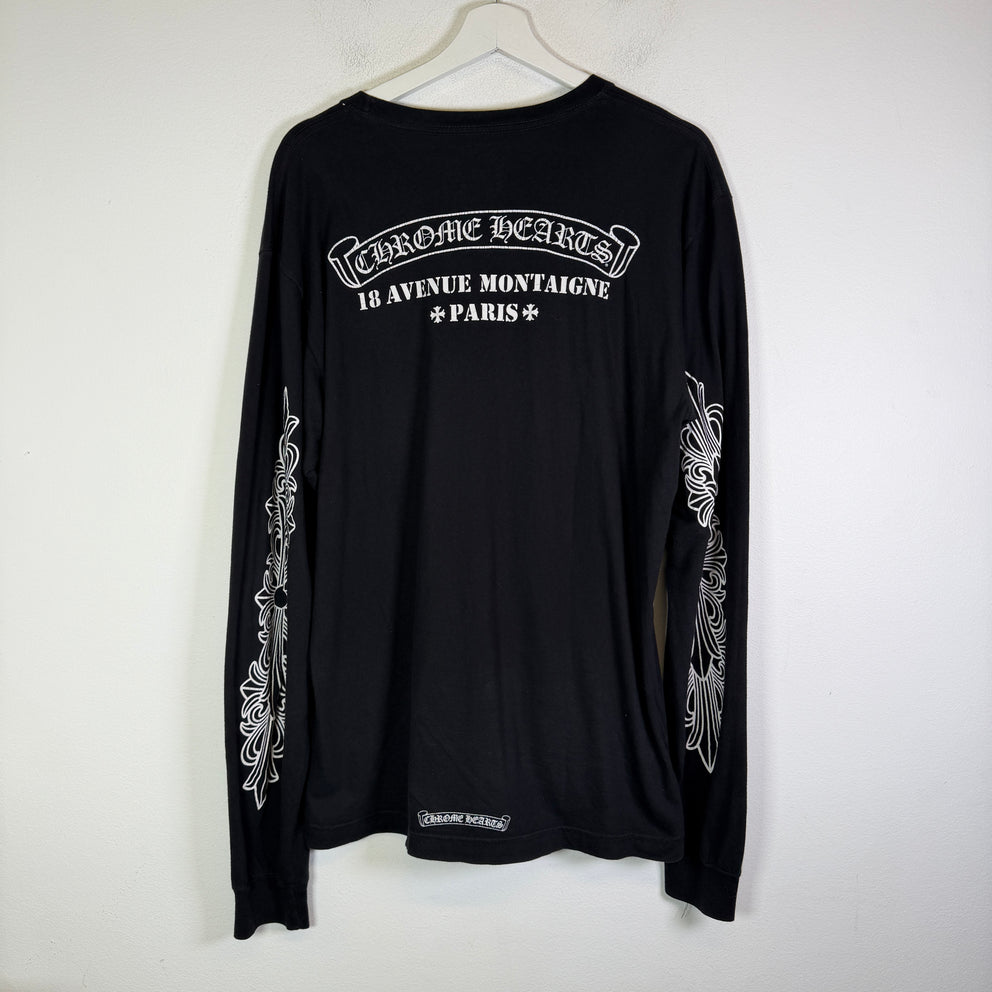 Chrome Hearts Paris Exclusive Floral Longsleeve