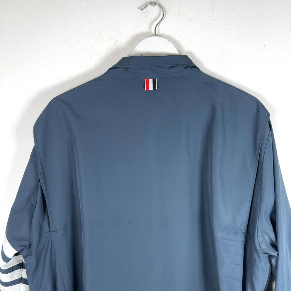 Thom Browne 4-Bar Blue Track Jacket