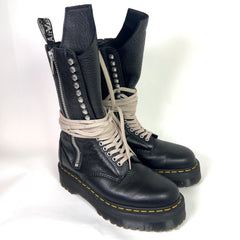 Rick Owens x Dr Martens 1918 Leather Platform Boots