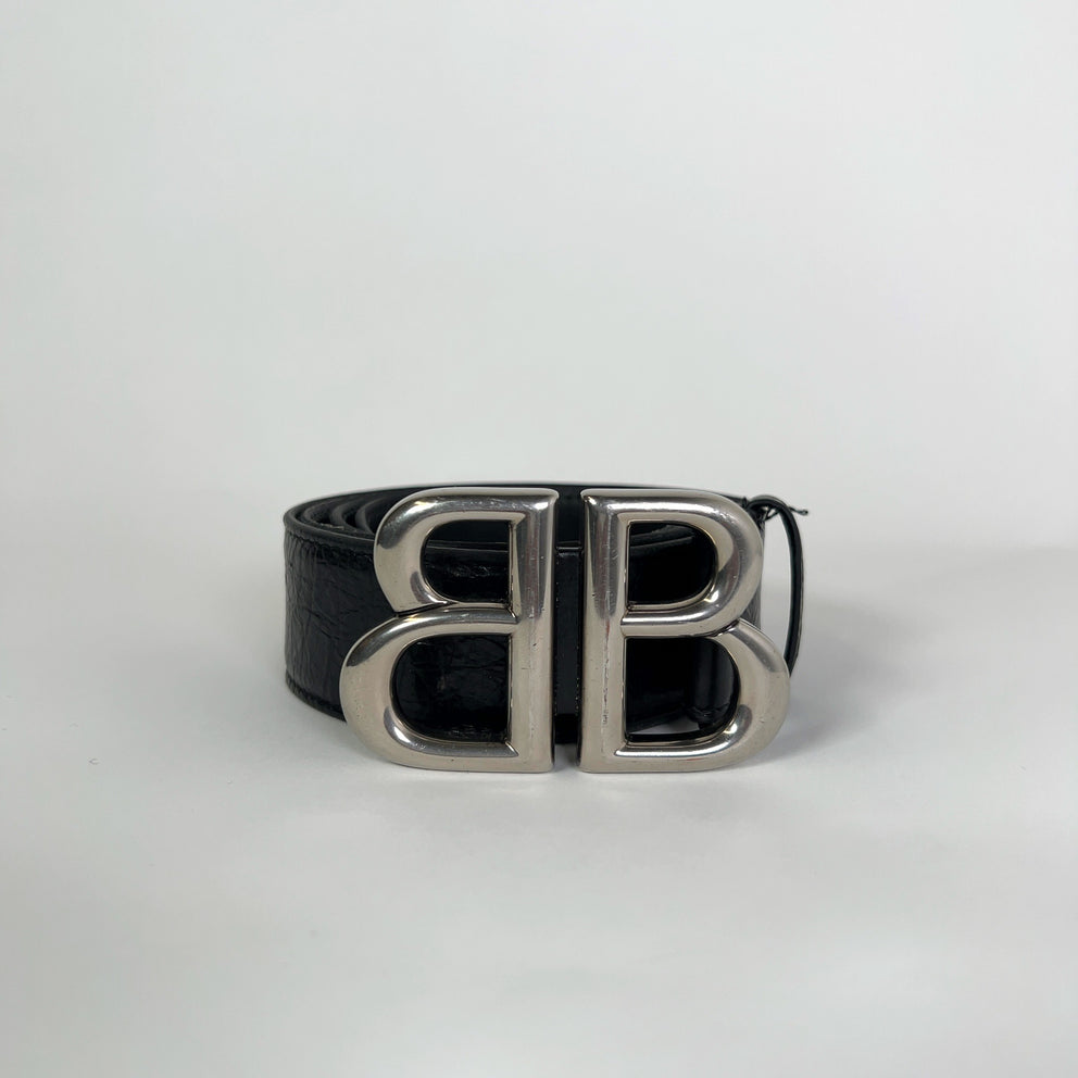 Balenciaga BB Monaco Leather Belt