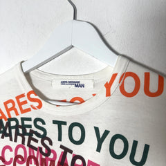 Junya Watanabe SS02 'Nothing Compares' Poem T-Shirt