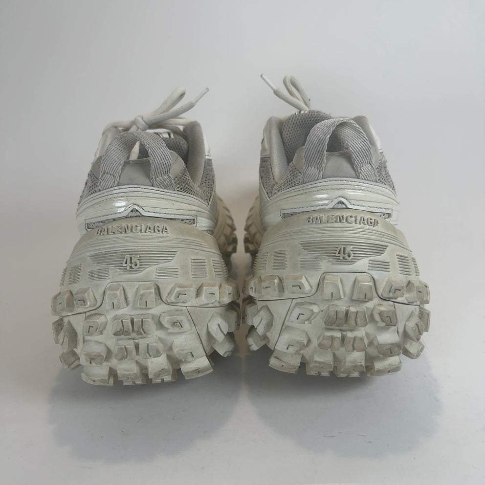 Balenciaga Eggshell Contrast Defender Lowtop Sneakers