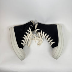 Rick Owens Drkshdw 'Sombra Oscura' High Top Ramones Size 36
