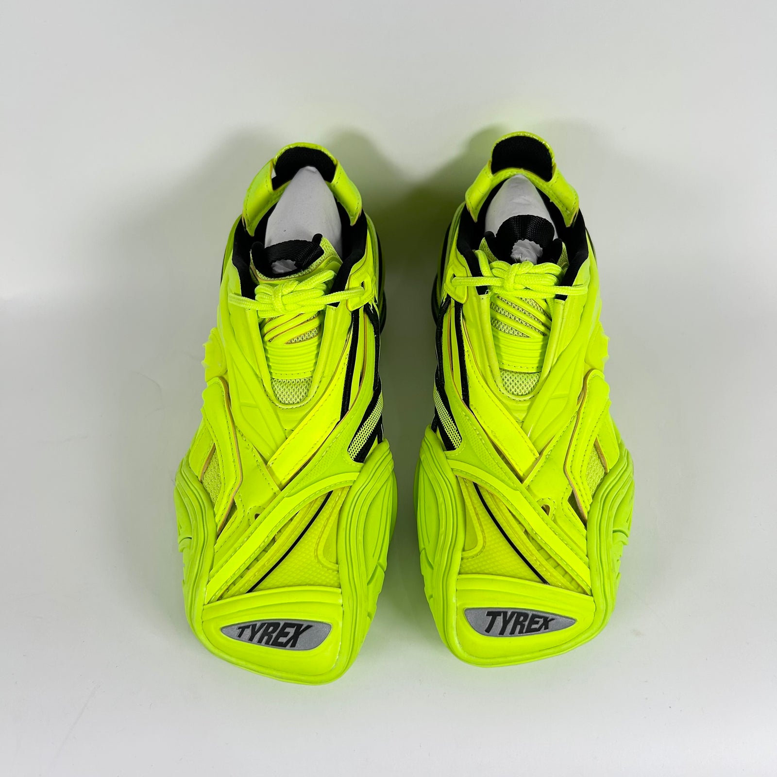 Balenciaga Neon Yellow Tyrex Sneakers Size 36