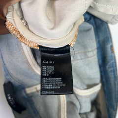 Amiri Clay Indigo Bandana Flame Jeans Size 32