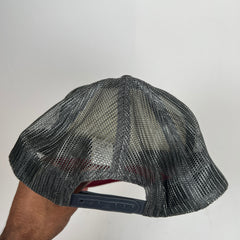 Kapital Grey Denim Coating Trucker Hat