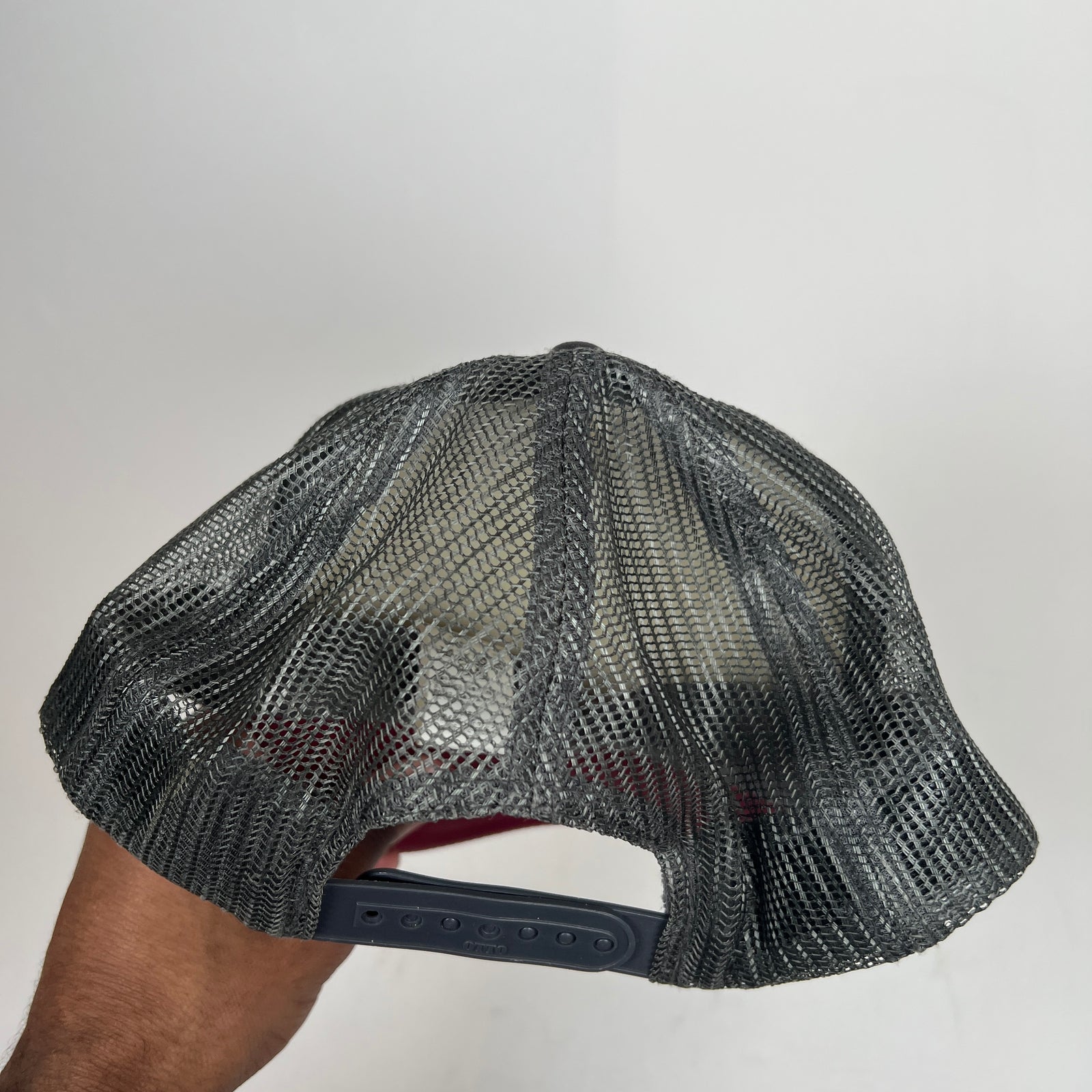 Kapital Grey Denim Coating Trucker Hat