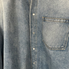 Martine Rose Denim Button-Up Shirt Size L