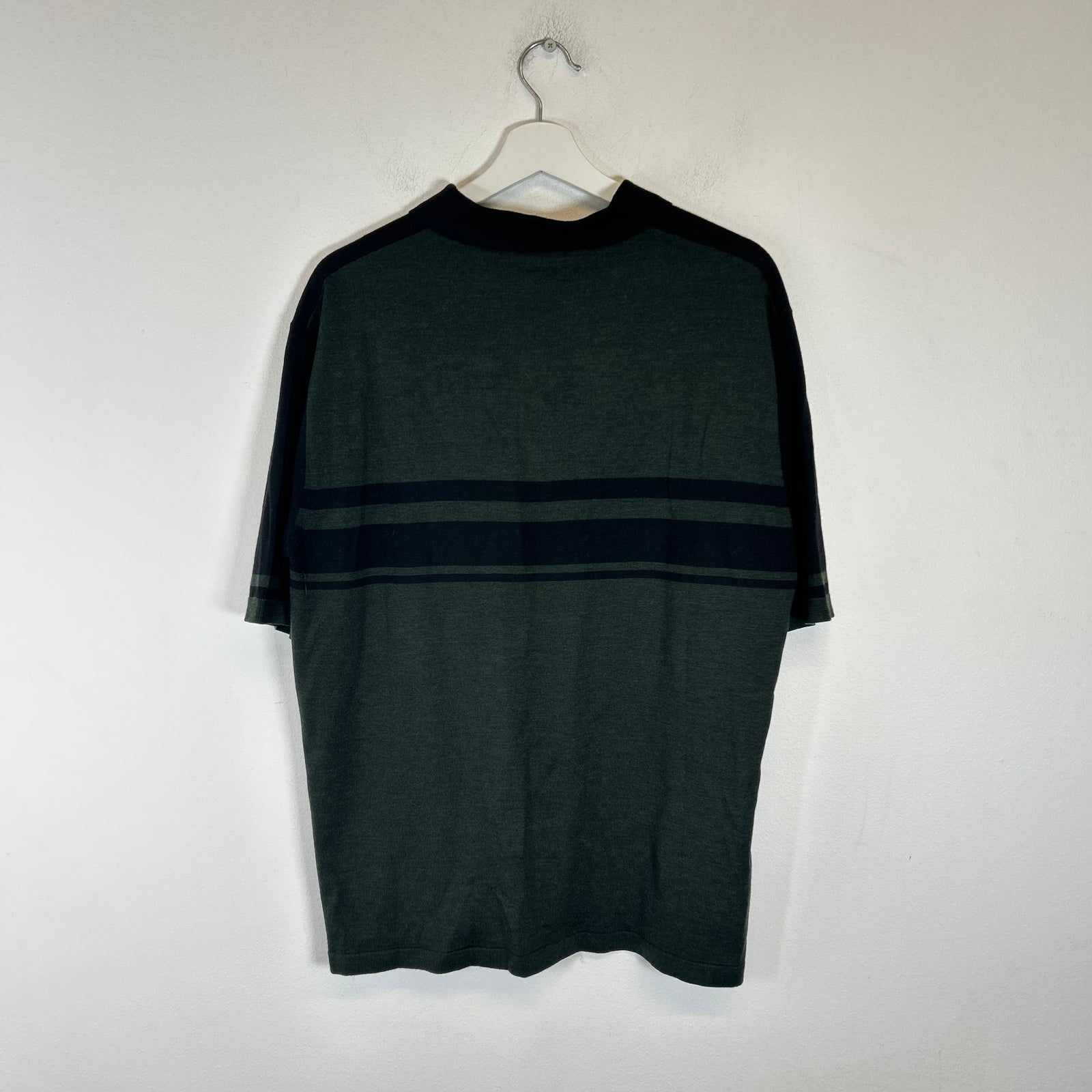 Wales Bonner Green/Black Polo Shirt Size L