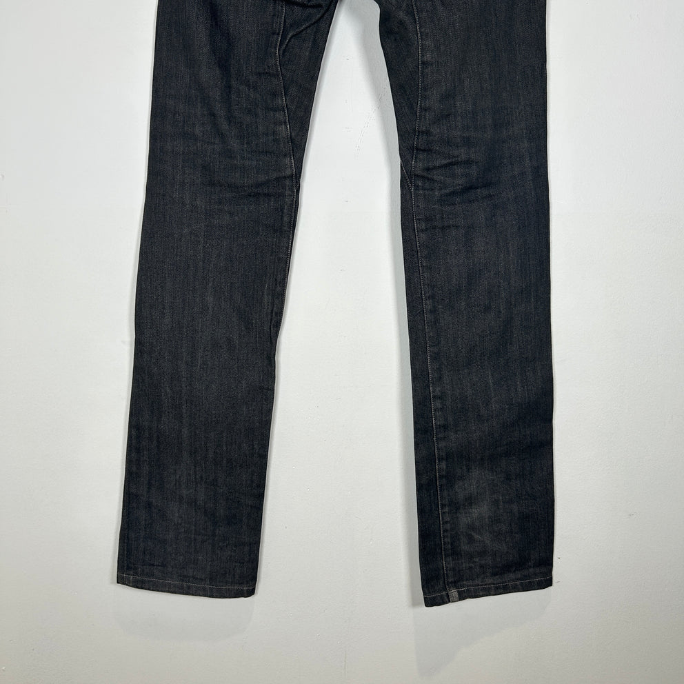 Julius SS09 MA Black Denim Jeans Size 28