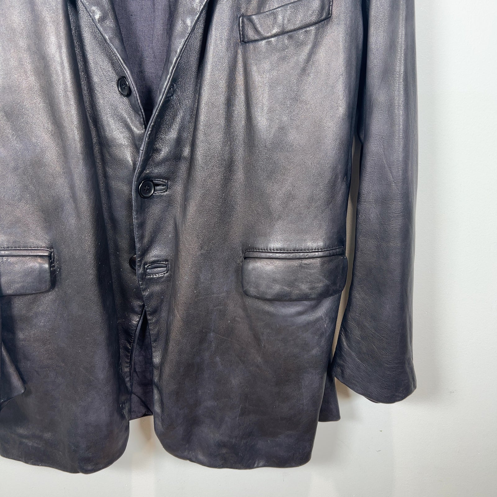 Giorgio Brato Leather Blazer
