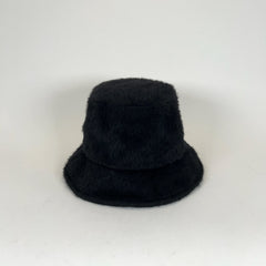 Celine Alpaca Wool Logo Bucket Hat