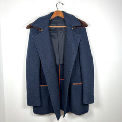 Loro Piana Cashmere Wool & Nutria Fur Trench Coat