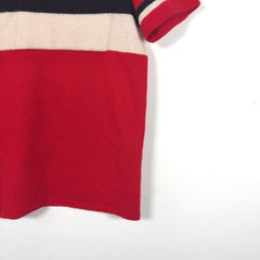 Prada Knit Colorblock Quarter-Zip Polo