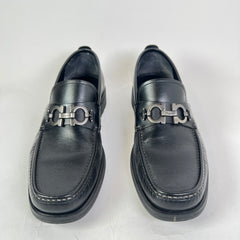 Salvatore Ferragamo David Lug Sole Leather Loafer