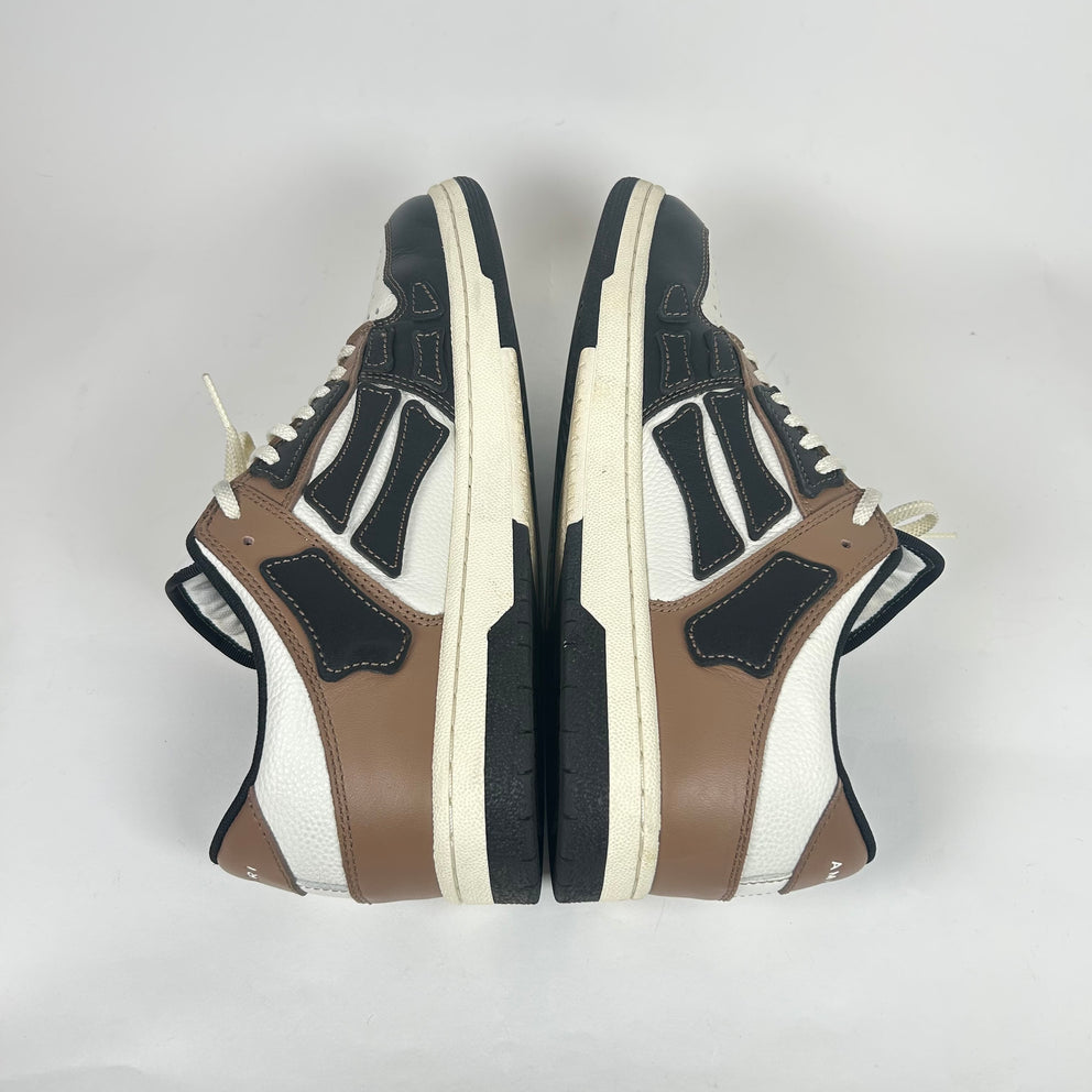 Amiri Mocha Skel Low-Top Sneaker Size 43