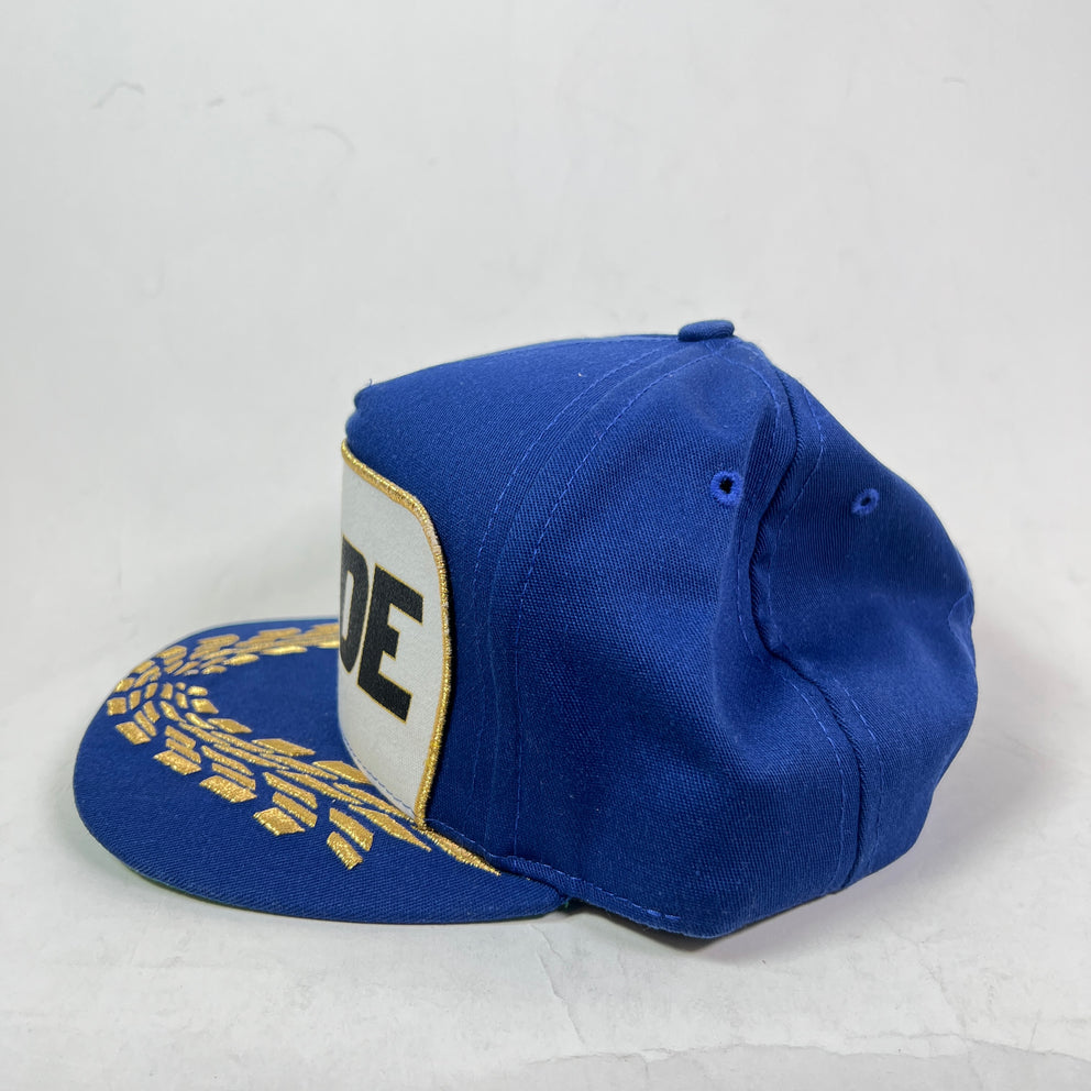 Rhude Blue Formula Panel Snapback Hat