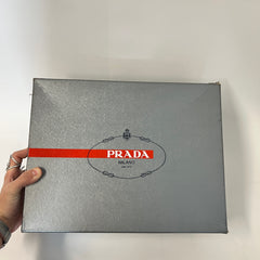Prada Burgundy High Top Cups Size 10.5