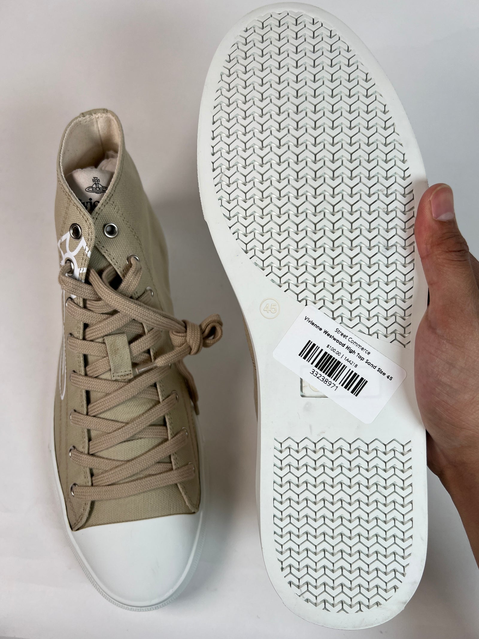 Vivienne Westwood High Top Sand Size 45