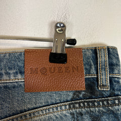 Alexander McQueen Skull Low Rise Baggy Jeans