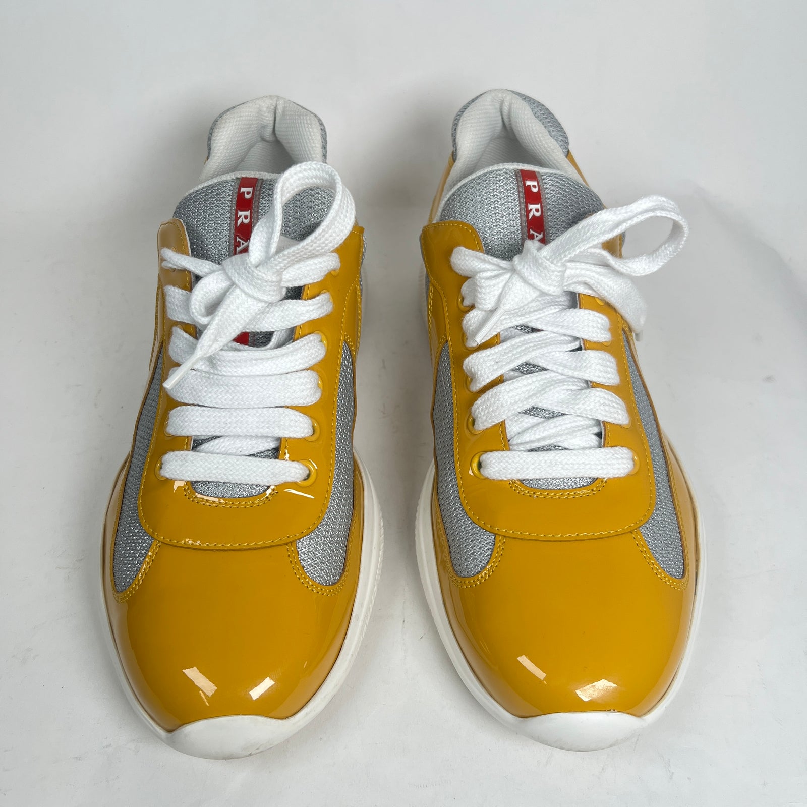 Prada Yellow America Cups Size 8.5