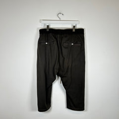 Rick Owens Dark Dust Cropped Drop Crotch Pants Size 56