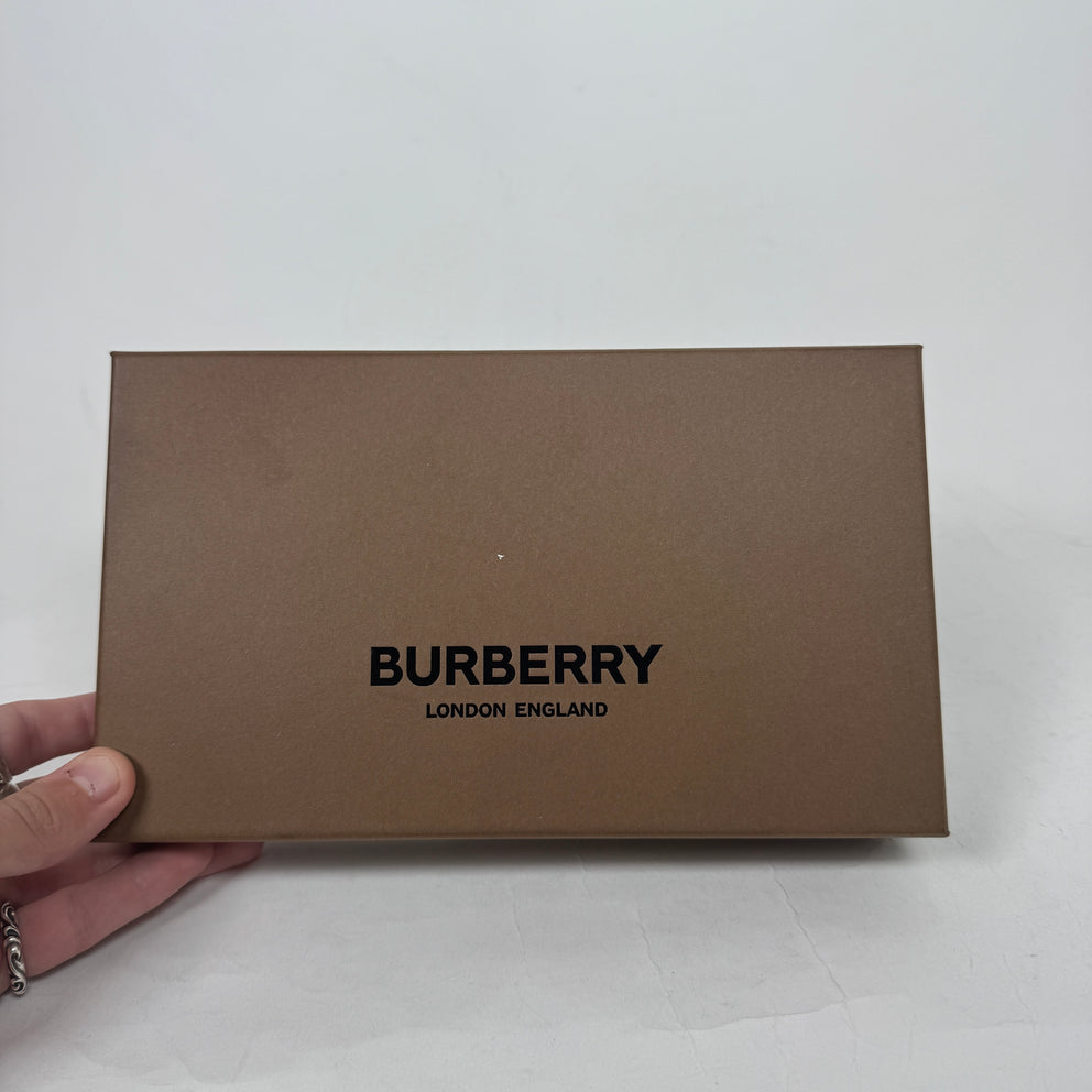 Burberry Black Sandon Check Card Holder