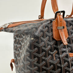 Goyard Black & Tan Goyardine Boeing 30